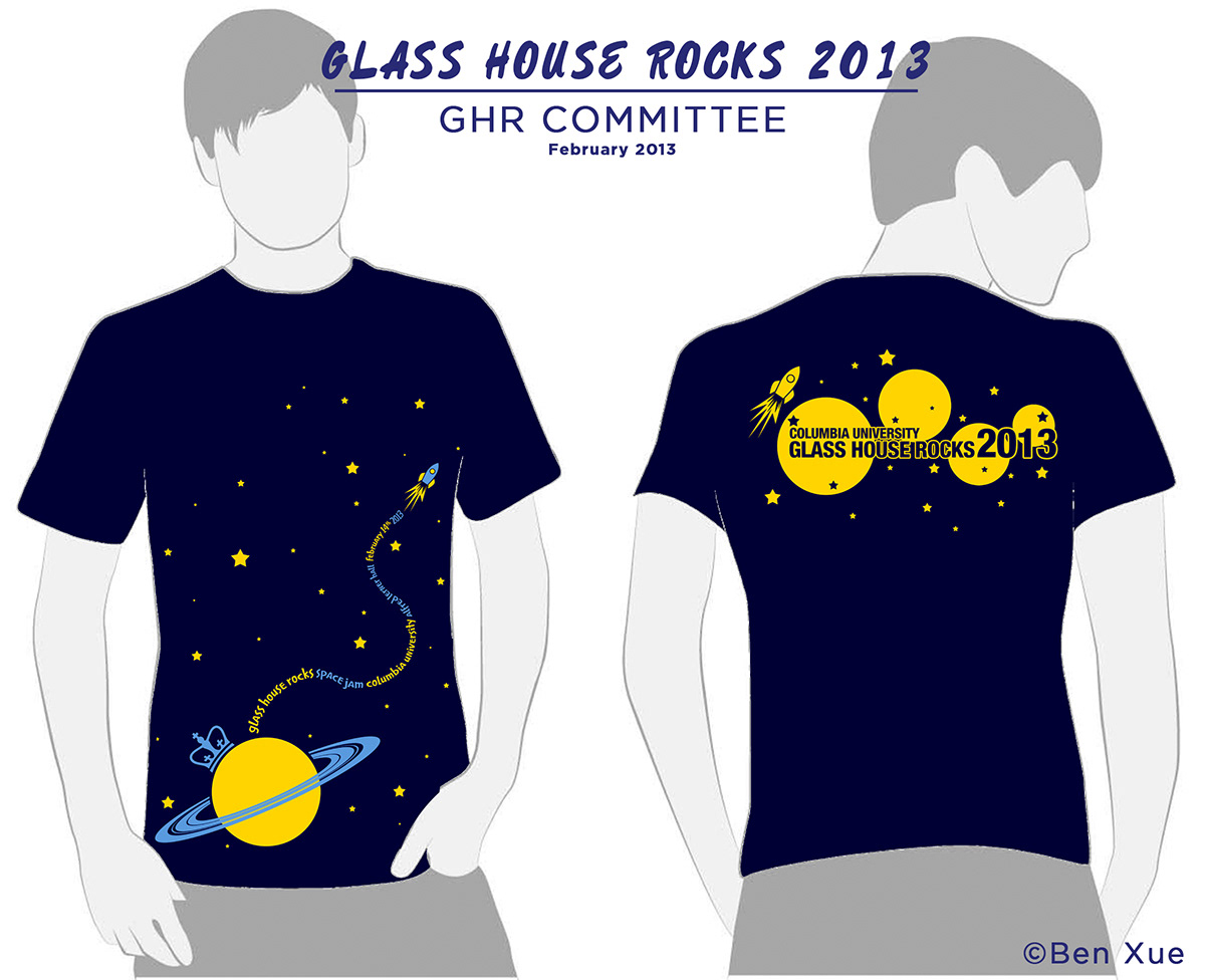 Glass House Rocks Space Jam spaceship Rainbow Burst t-shirt saturn planet