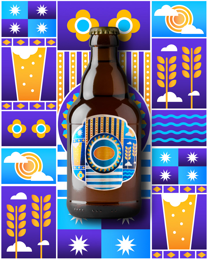 Efes Pilsen Etiquetas de cerveza artesanal

