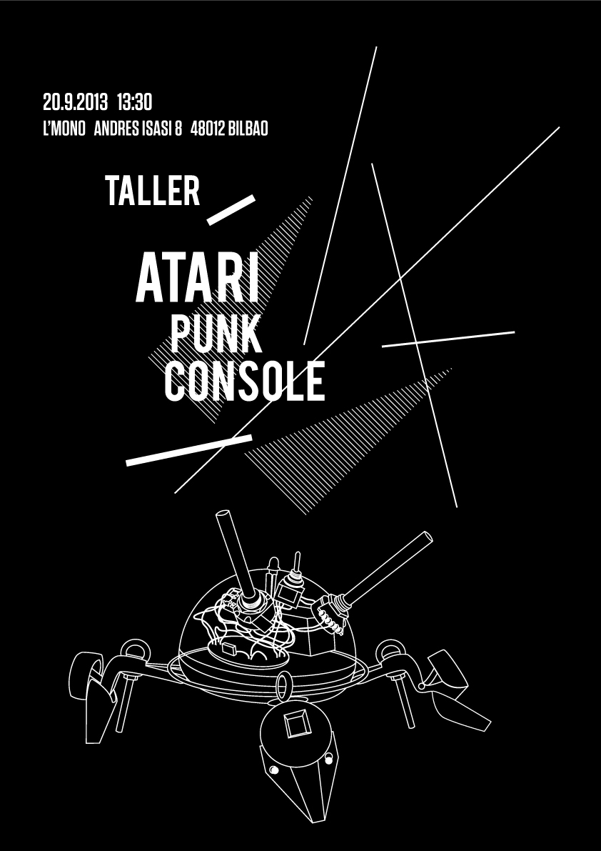 poster Atari Punk Console concert Workshop plakat Teraz Dizajn Dizajn