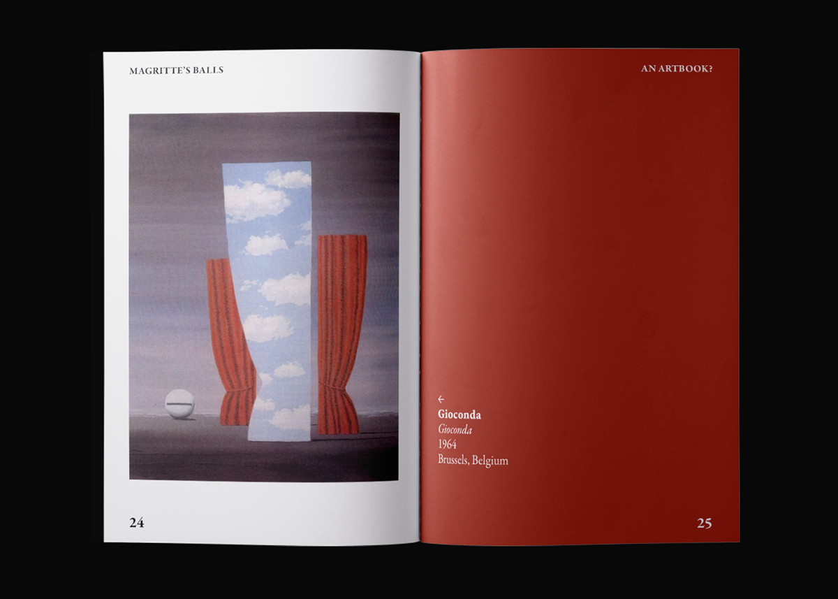 Zine  editorial book magritte graphic design  issue print