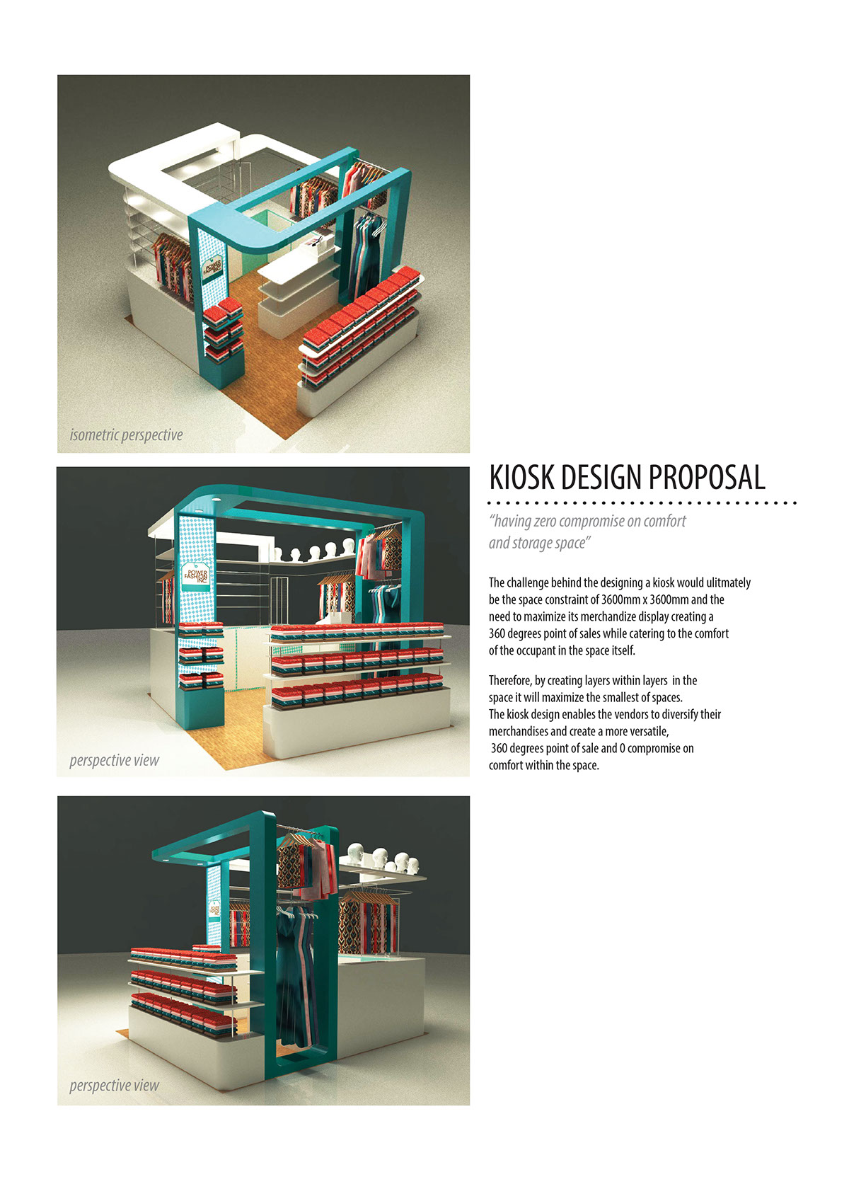 Retail design kiosk design