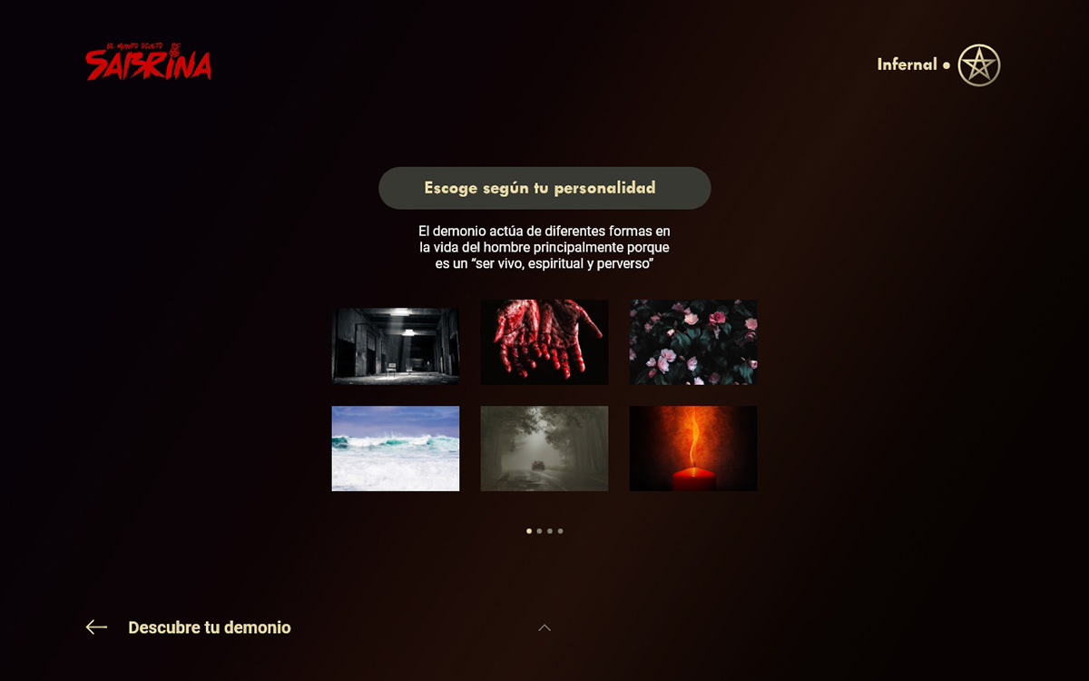 Serie Netflix Web diseño interfaz