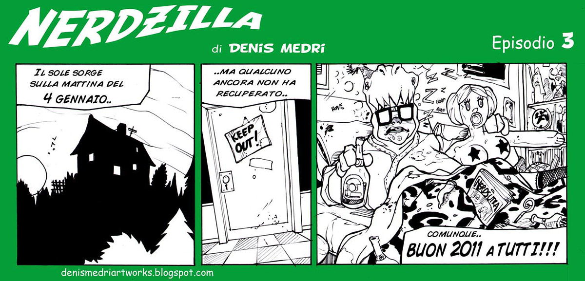 strips comics nerd Denis Medri