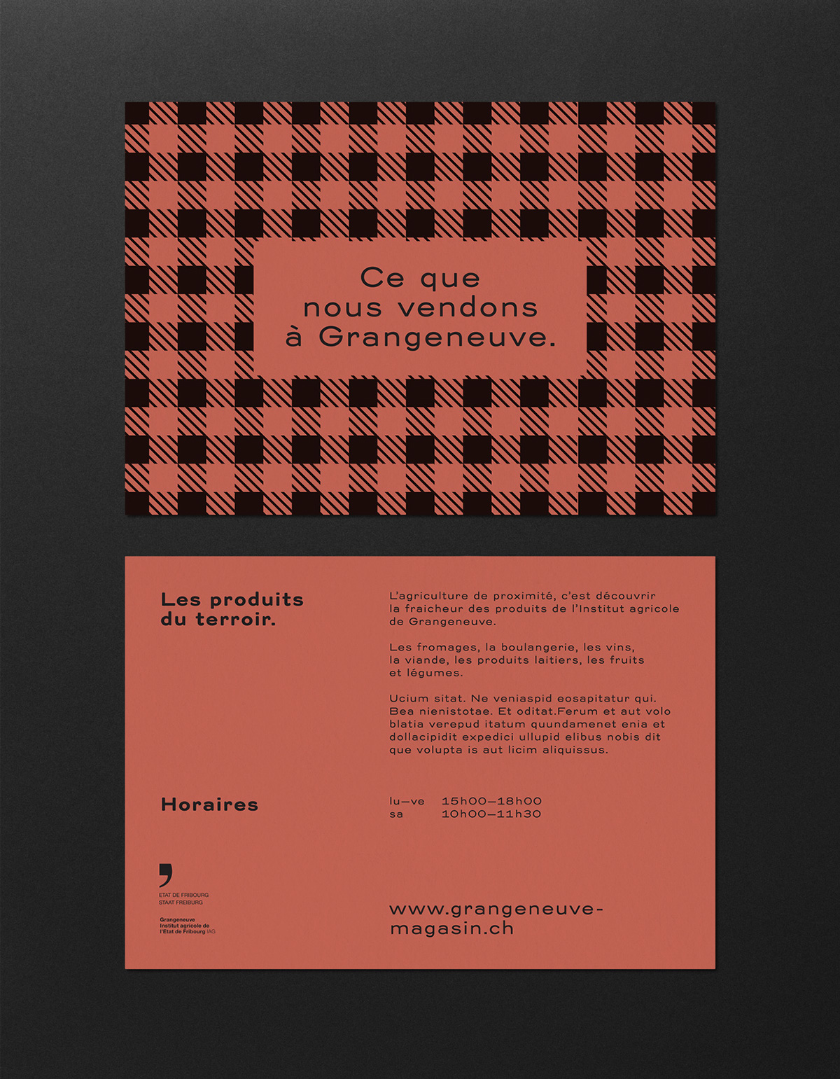 identity Competition Fribourg agriculture pattern Rebrand