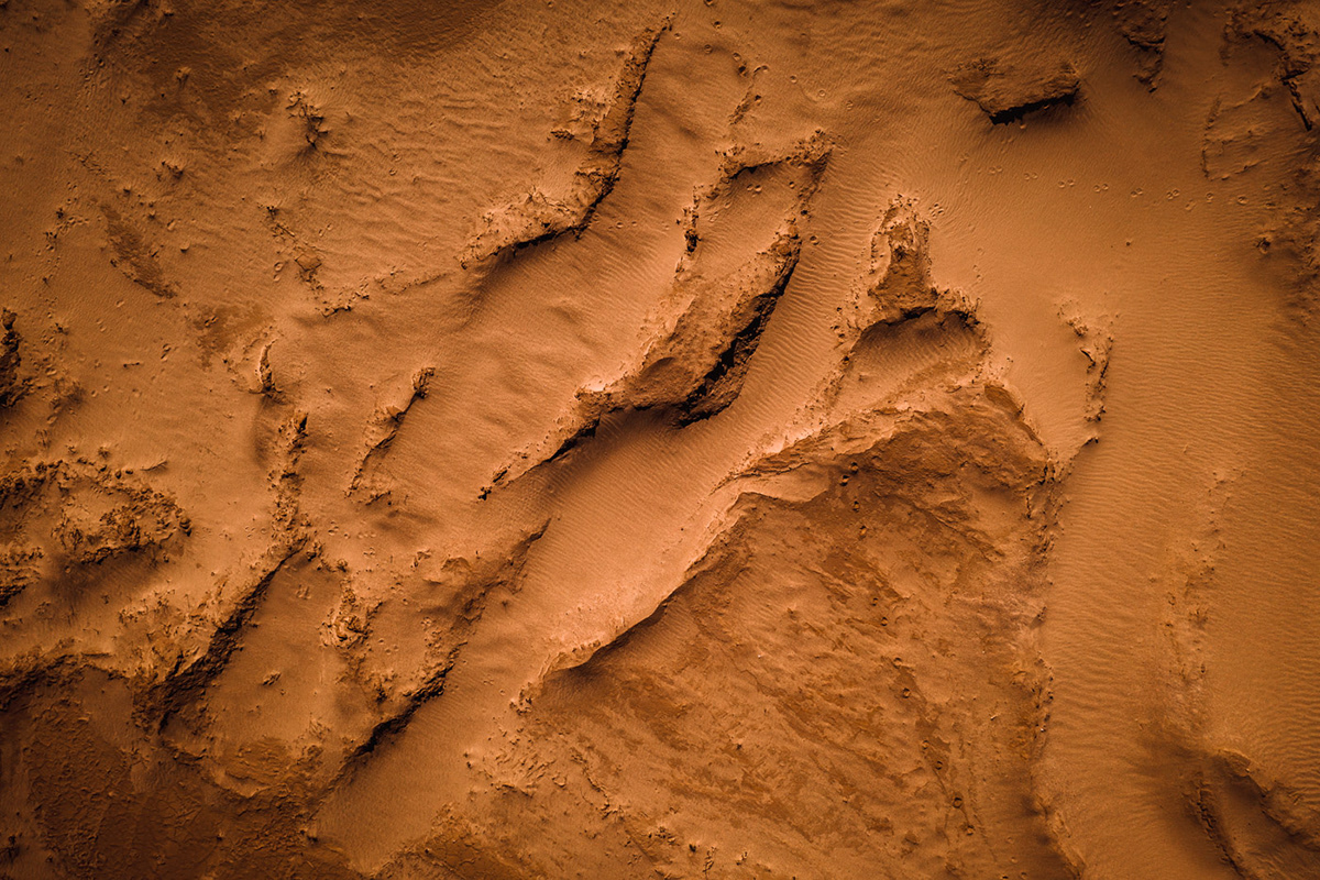 Aerial desert drone dunes ice mountains sand snow structure texture