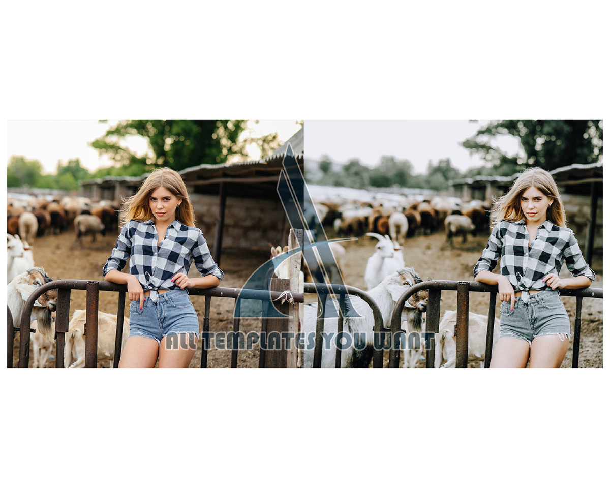 Country Living Presets Green Shades Presets lightroom presets Outdoor portrait presets