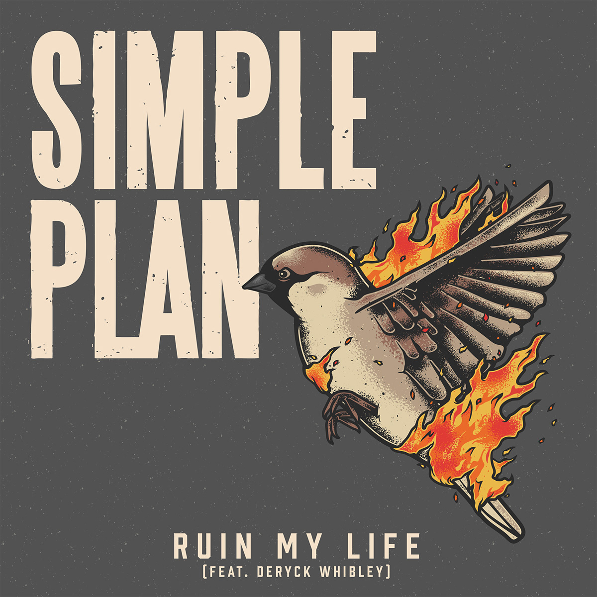 album cover band design graphic design  ILLUSTRATION  Merch music pop punk Simple Plan vector