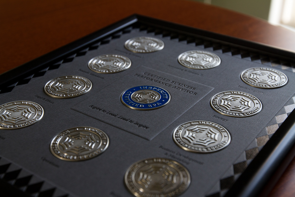 coin certification award Insperity