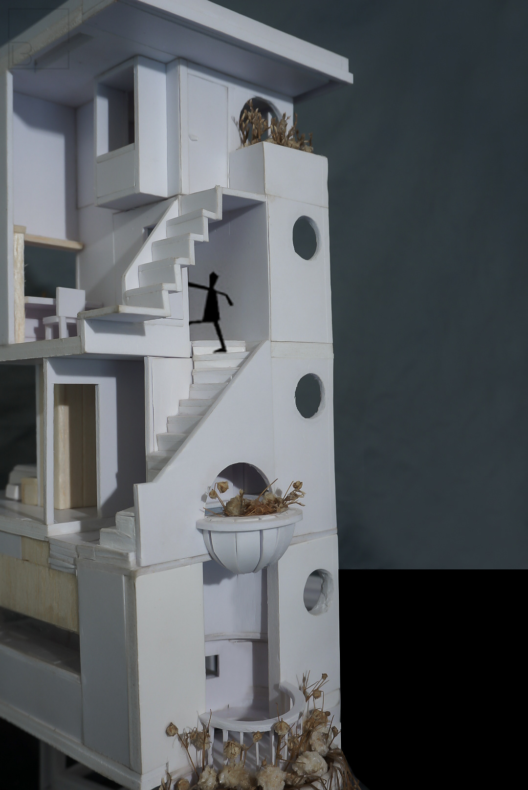 3D architecture Bdoup Bdoup architects design home house model