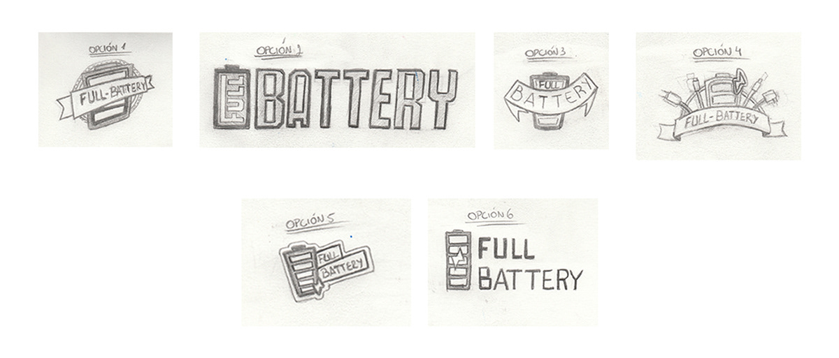 furniture branding  logo sketch 3D animation  battery RECHARGE vector paraguay
