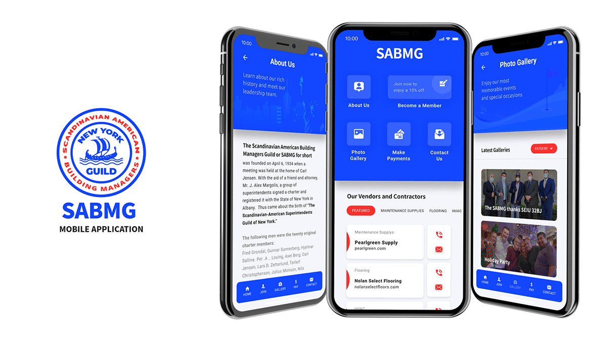 Mobile app New York SABMG Website