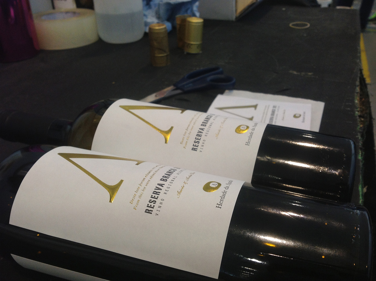 Nektar Brand Advertisers Label wine gold Herdade da Ajuda White Wine Portugal alentejo Miguel Batista Lisbon