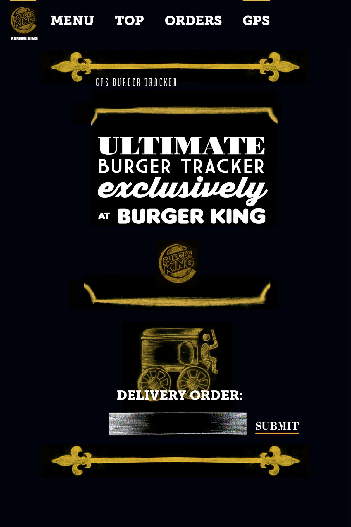 burger king royal gold delivery chalk