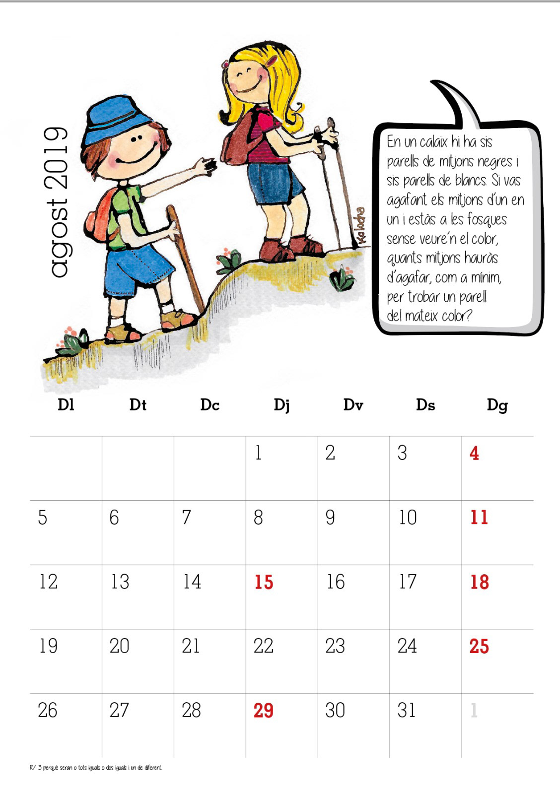 calendari Calender new year maquetació maquetación disseny design diseño