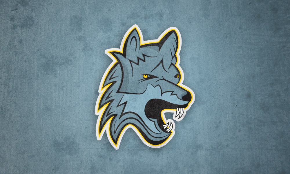 wolf wolves logo design graphic design  ILLUSTRATION  symbol animal emblem