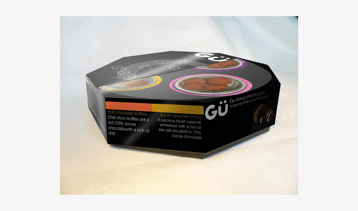GU Gu Puddings packaging design structural packaging design consumer journey Consumer centric design