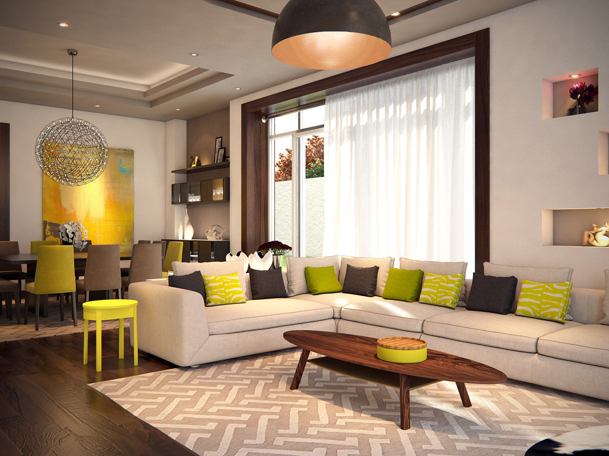 Residence Villa cairo omar essam Interior 3D visualization modern luxury os designs