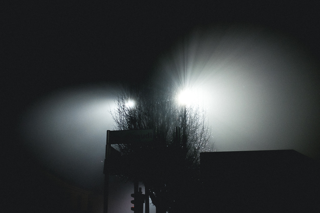 nebbia fog myst haze night winter inverno