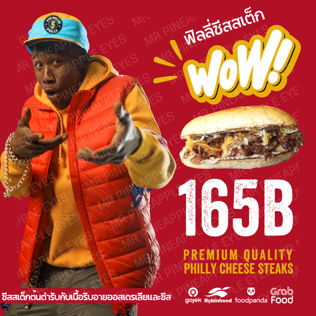 Advertising  Brand Design brand identity cheese steak Fast food Food  identity restaurant sandwich visual