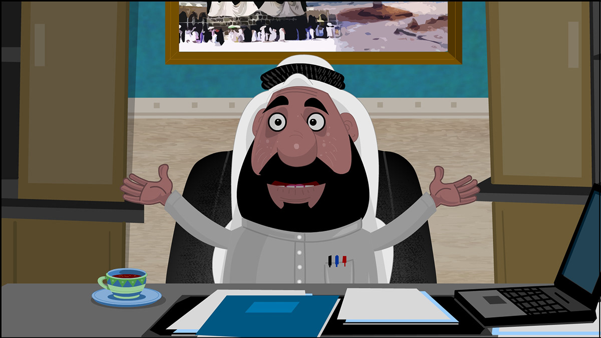 Flash 2D Animation cartoon Arabic cartoon Arabic animation 