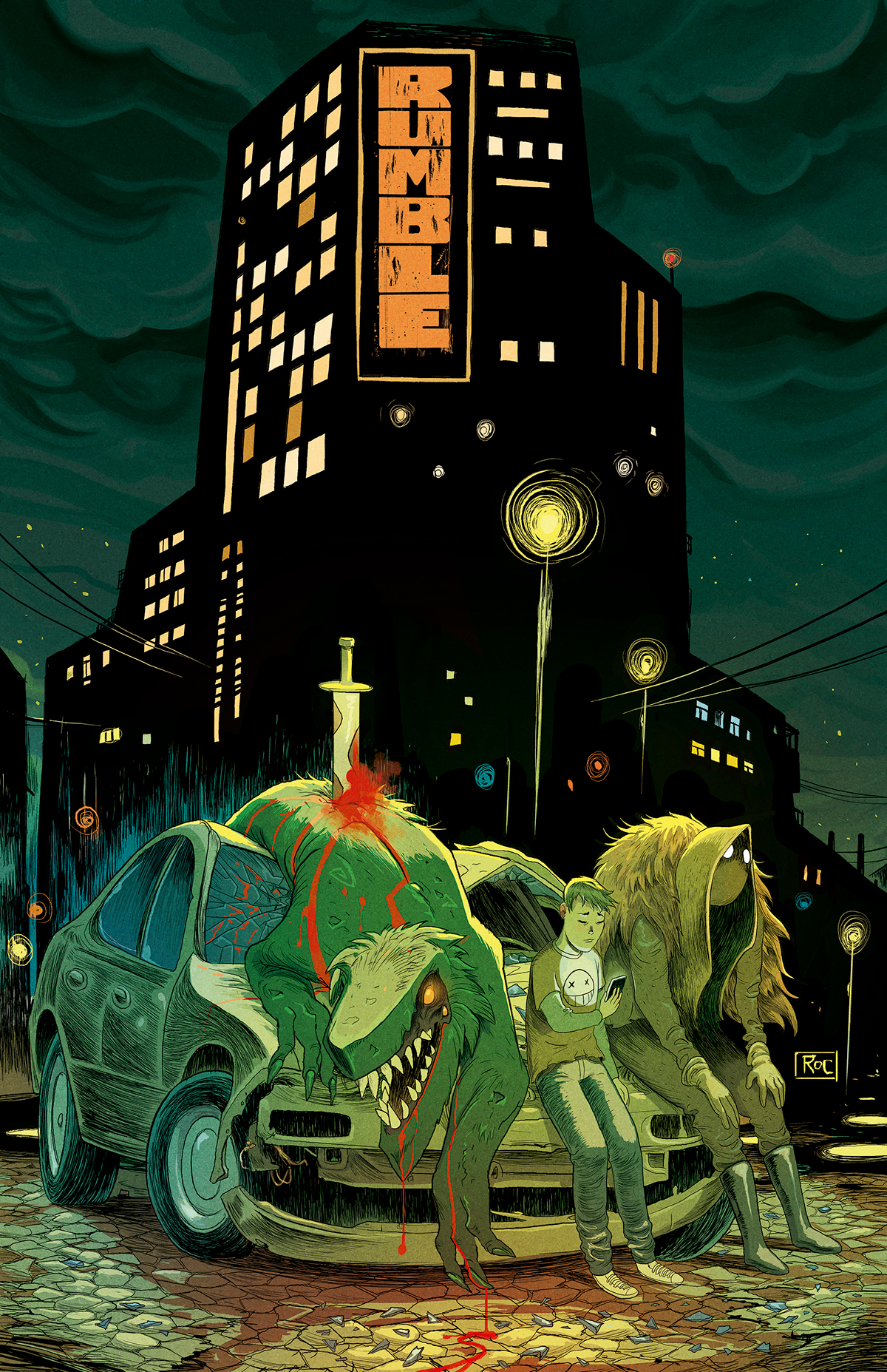 john arcudi james harren comicbook image Image Comics Rumble roc espinet citty monster car