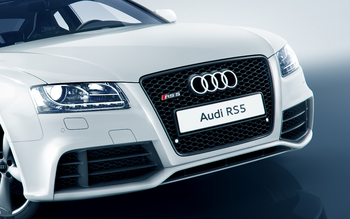 Audi rs5 zero g photoshop 3d max car studio
