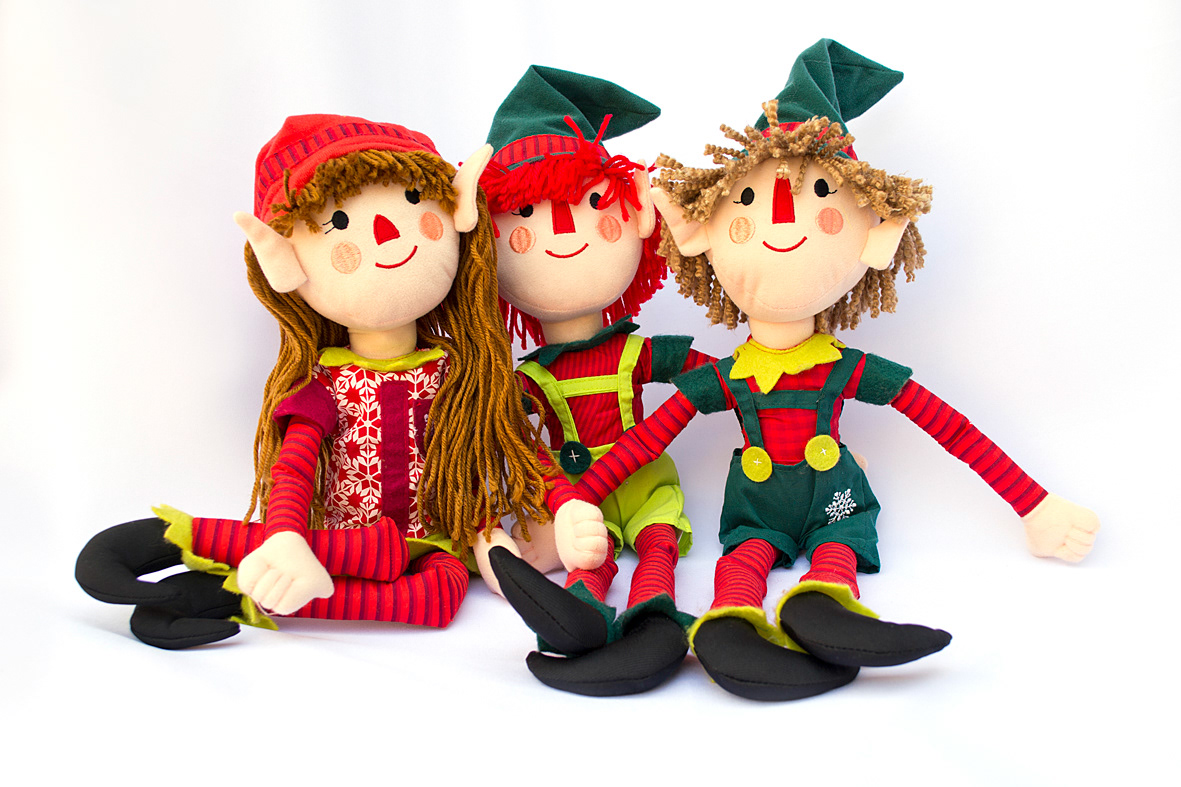 navidad Christmas Elfs duendes ilustracion kids niños