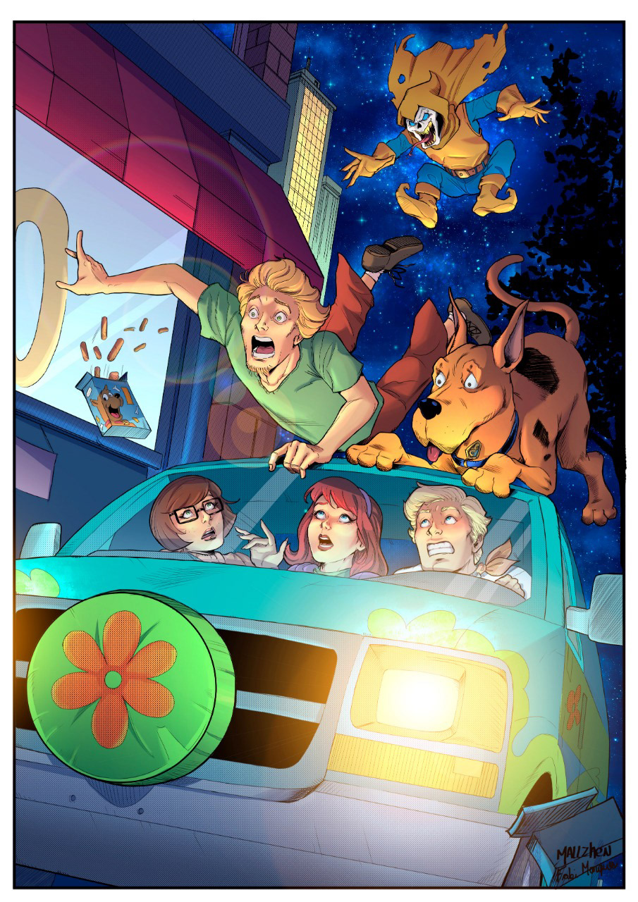 cartoon Daphne Dc Comics fred mystery machine Scooby-Doo shaggy