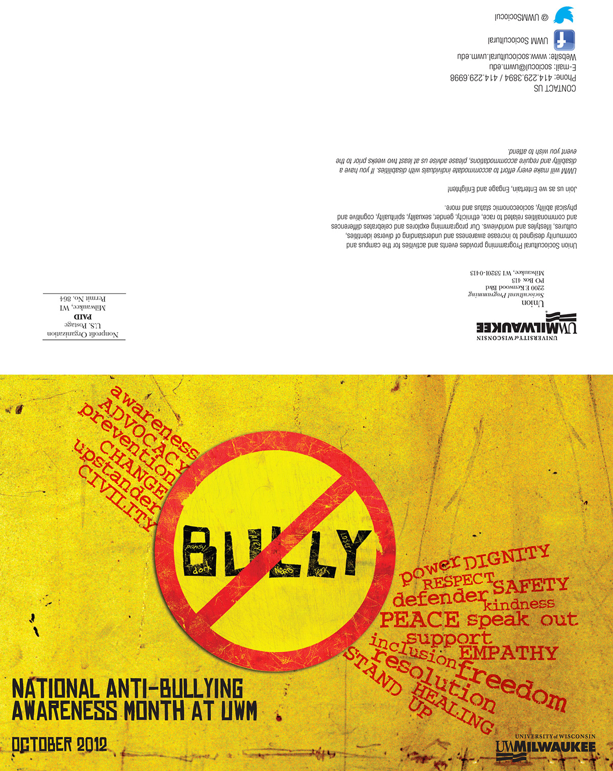 anti-bullying yellow and red