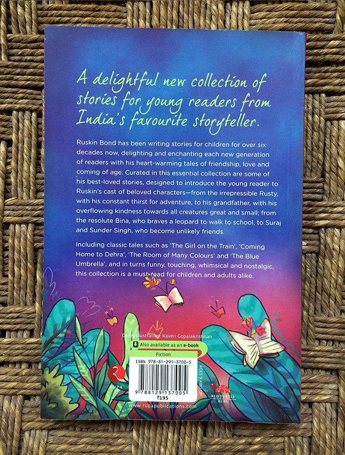 ruskin bond childrens books Book Cover Design publication design India Nature storytelling   Anthology