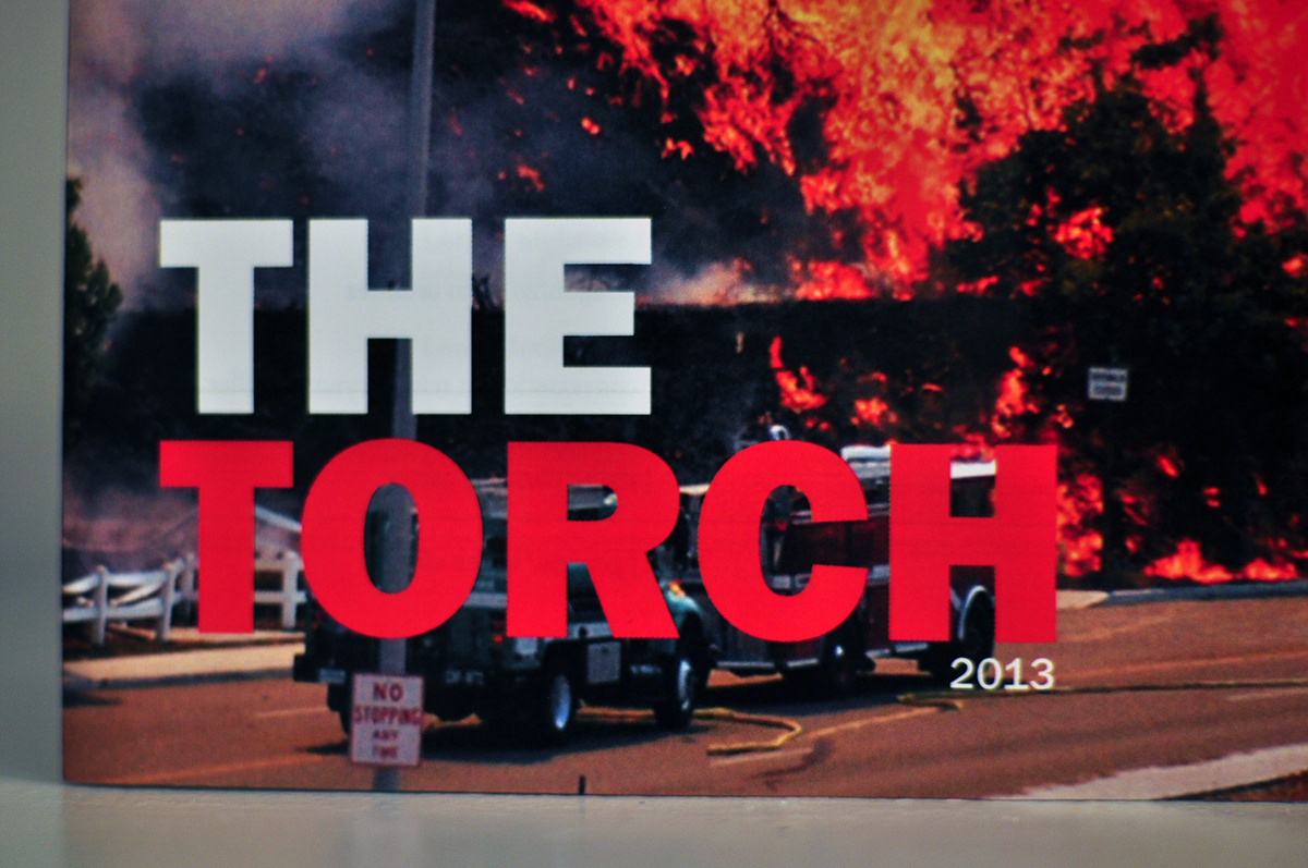 torch literary arts magazine school fire print