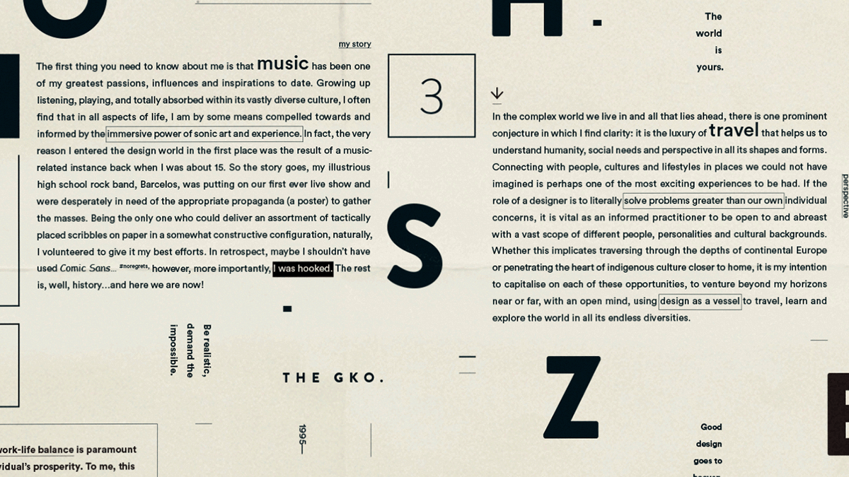 poster print typography   grid system maximalism digital publication graphic design  John Szetho adobeawards