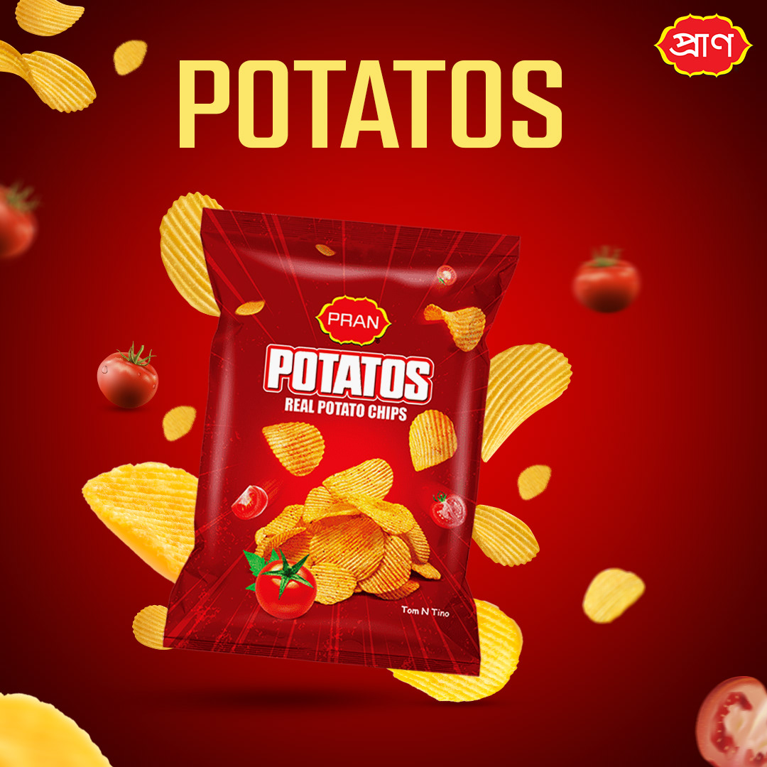potato chips Social Media Post Design