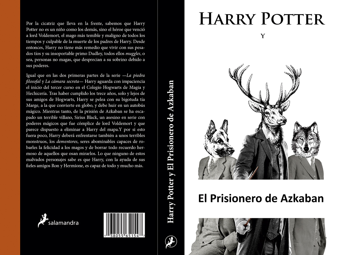 harry potter editorial Layout maquetación azkaban filosofal salamandra Rowling