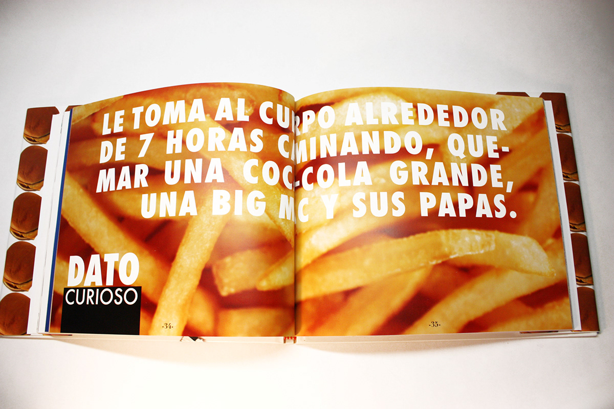 fastfood McDonalds ketchup udem book design creative
