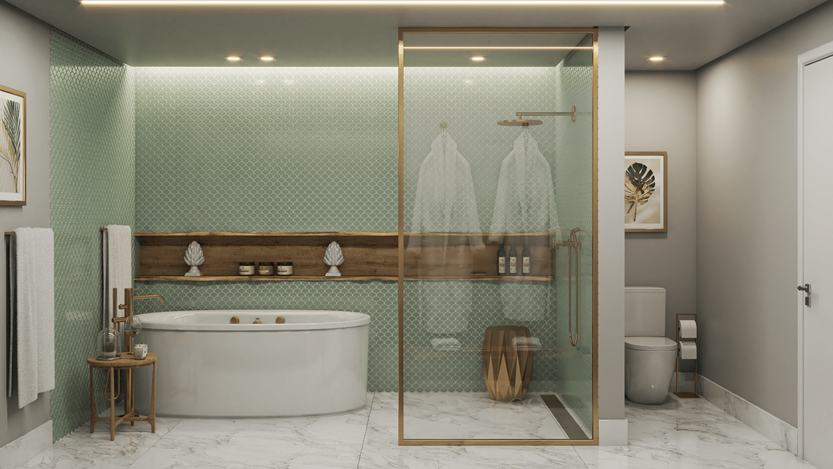 architecture bathroom design interiordesign interiores Render SketchUP vray wc 3dvisualization