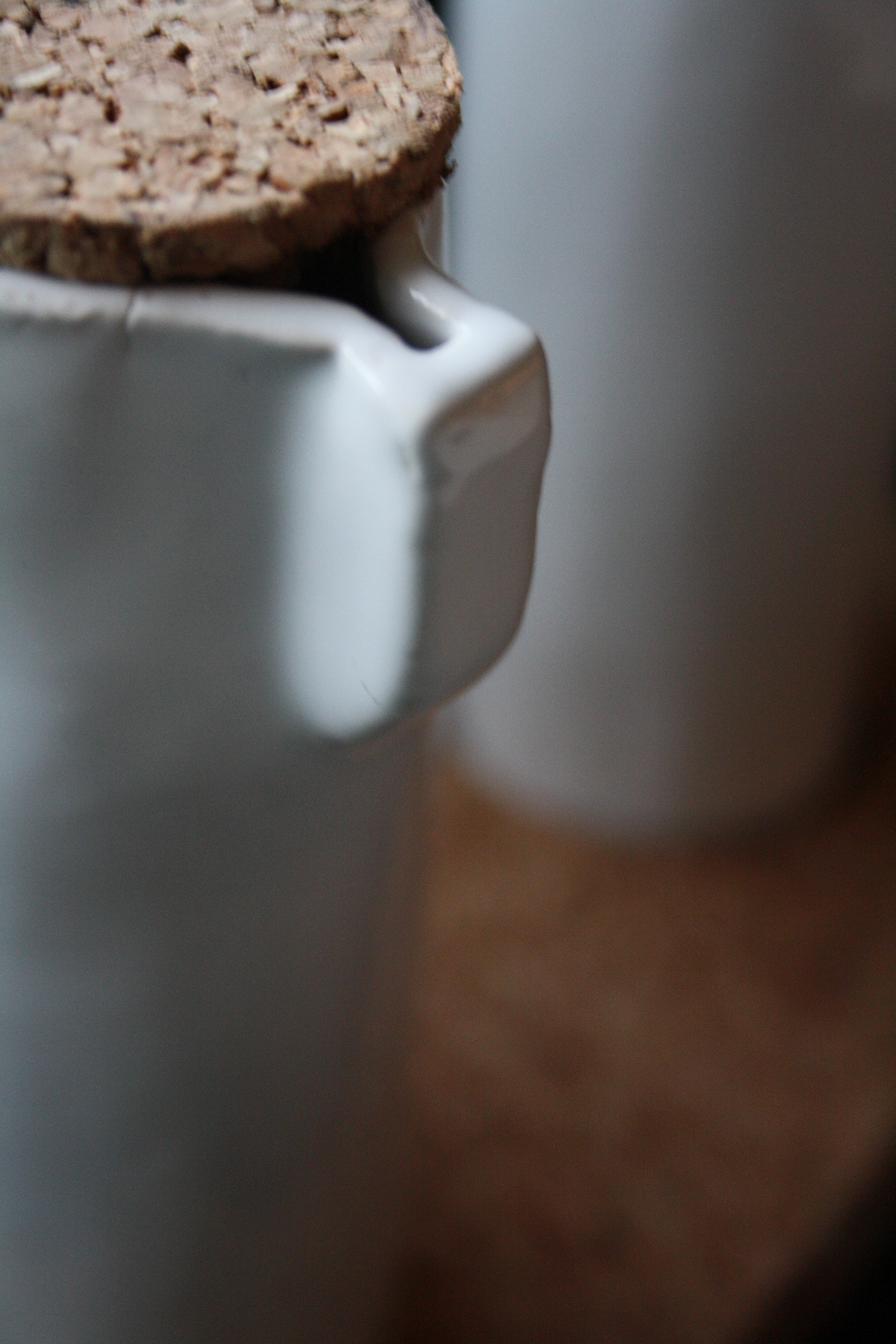 design furniture tea vinegar oil cup cork ceramics  Mug  cruet