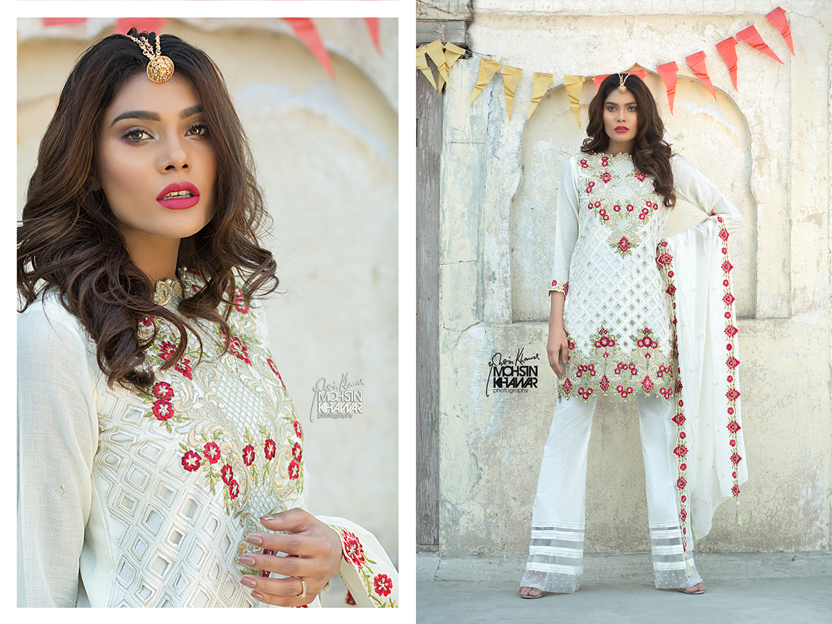 Clothing Shoot retail brand Eid joyous festive cultural Pakistan traditional Mohsin Khawar vibrance