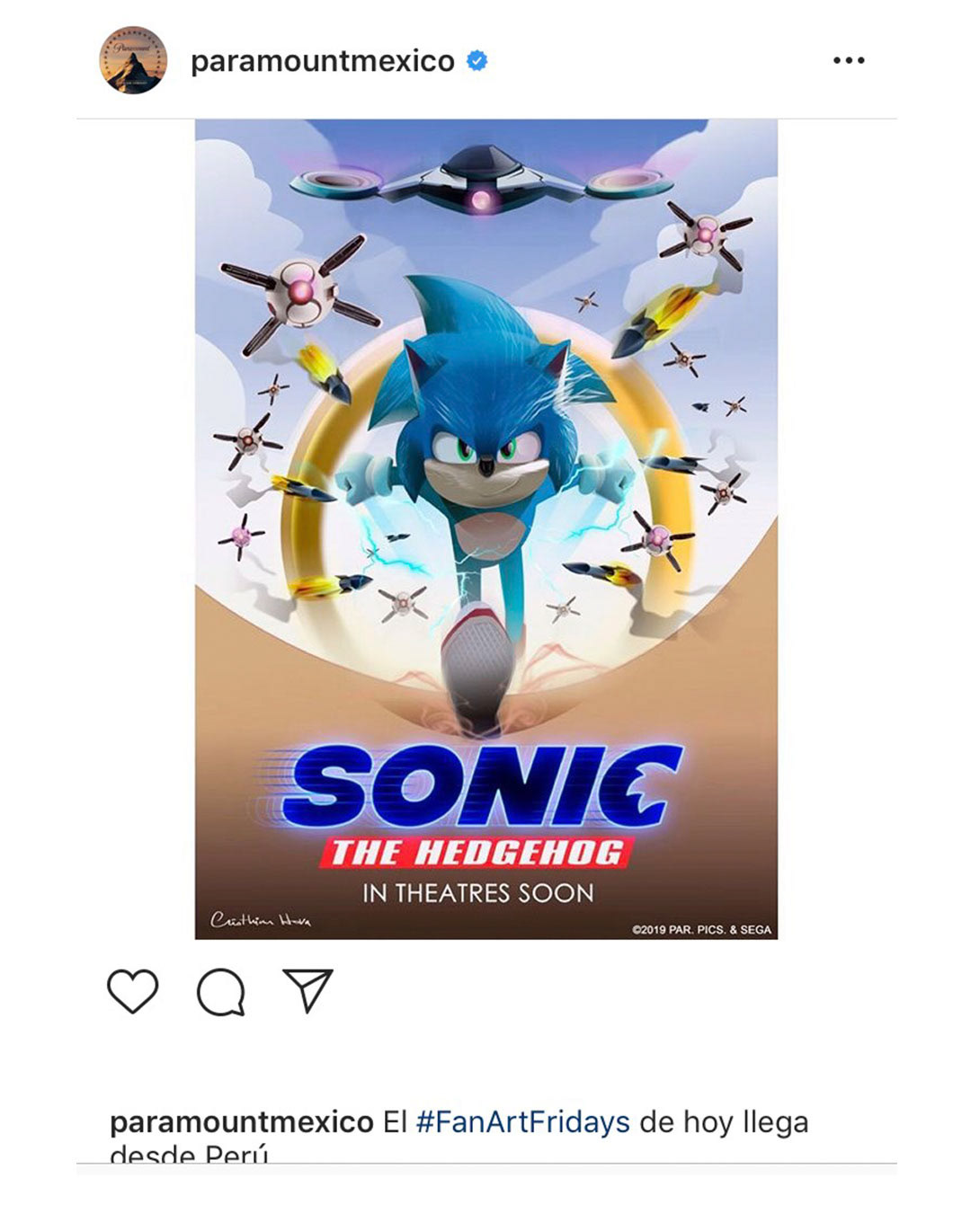 Film   movie poster SEGA sonic