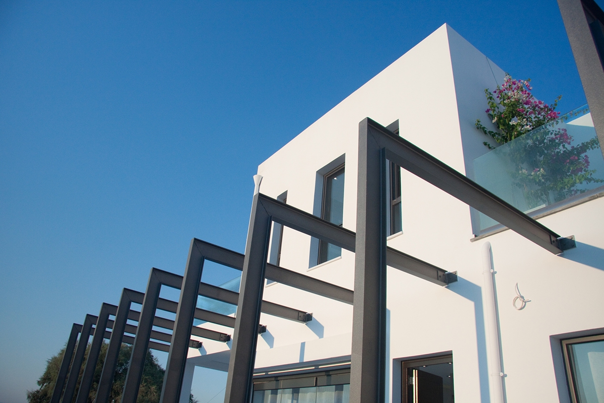 Greece Aegina Island contemporary home house build building architect design Interior exterior Villa designer