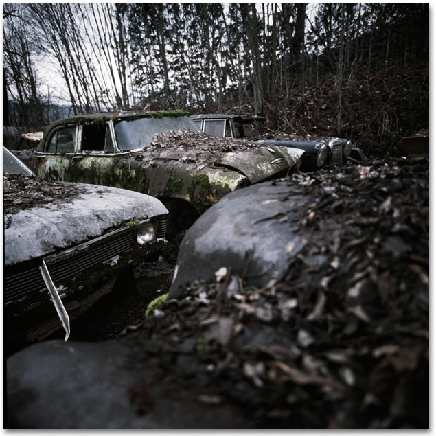 car graveyard anthopocene abandoned Cars abandoned places