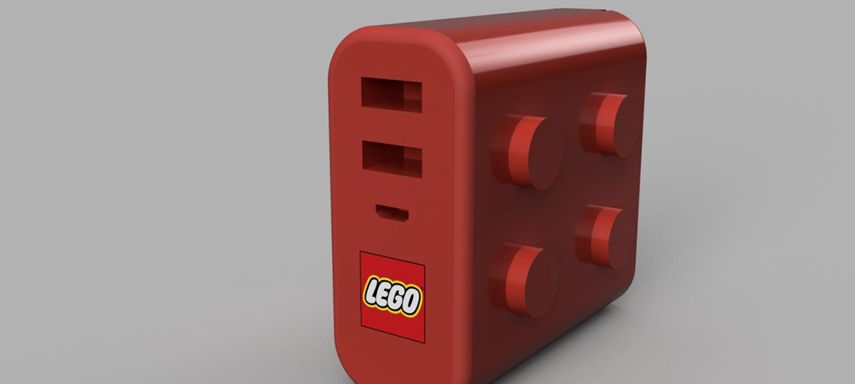 industrial design  product design  LEGO POWERBANK