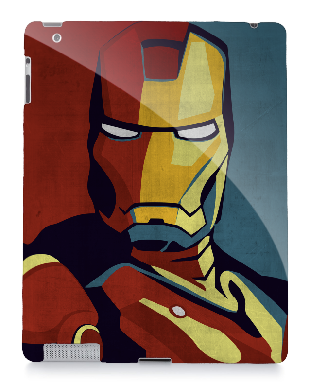 apple iPad iphone case pulsegraphiks heros ironman iron man The Avengers Avengers comics red gold Custom