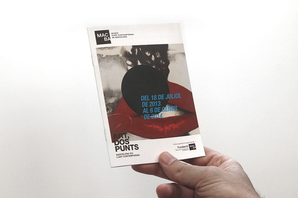 macba caixaforum art puntos points brochure contemporary barcelona