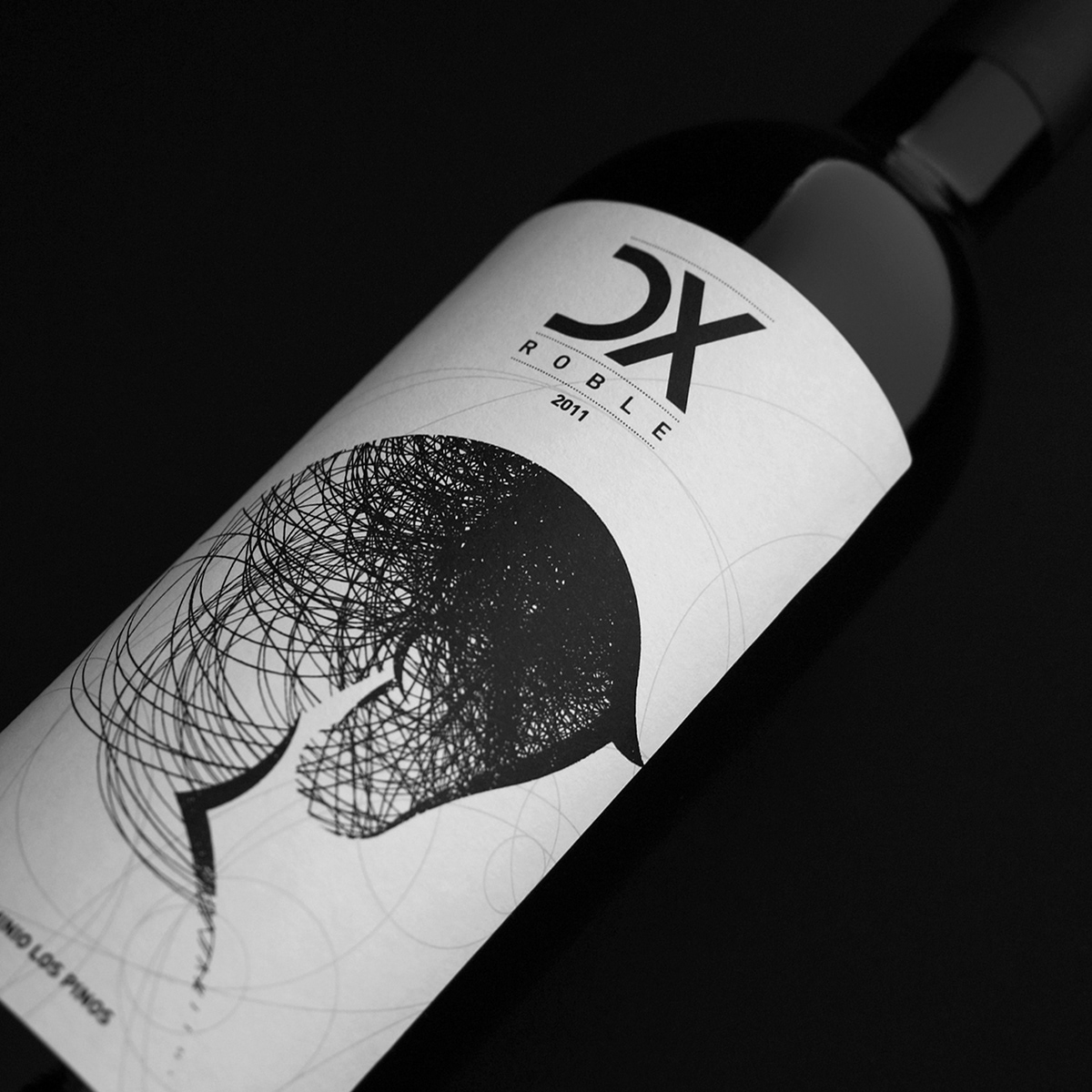 wine label design bodegas los pinos