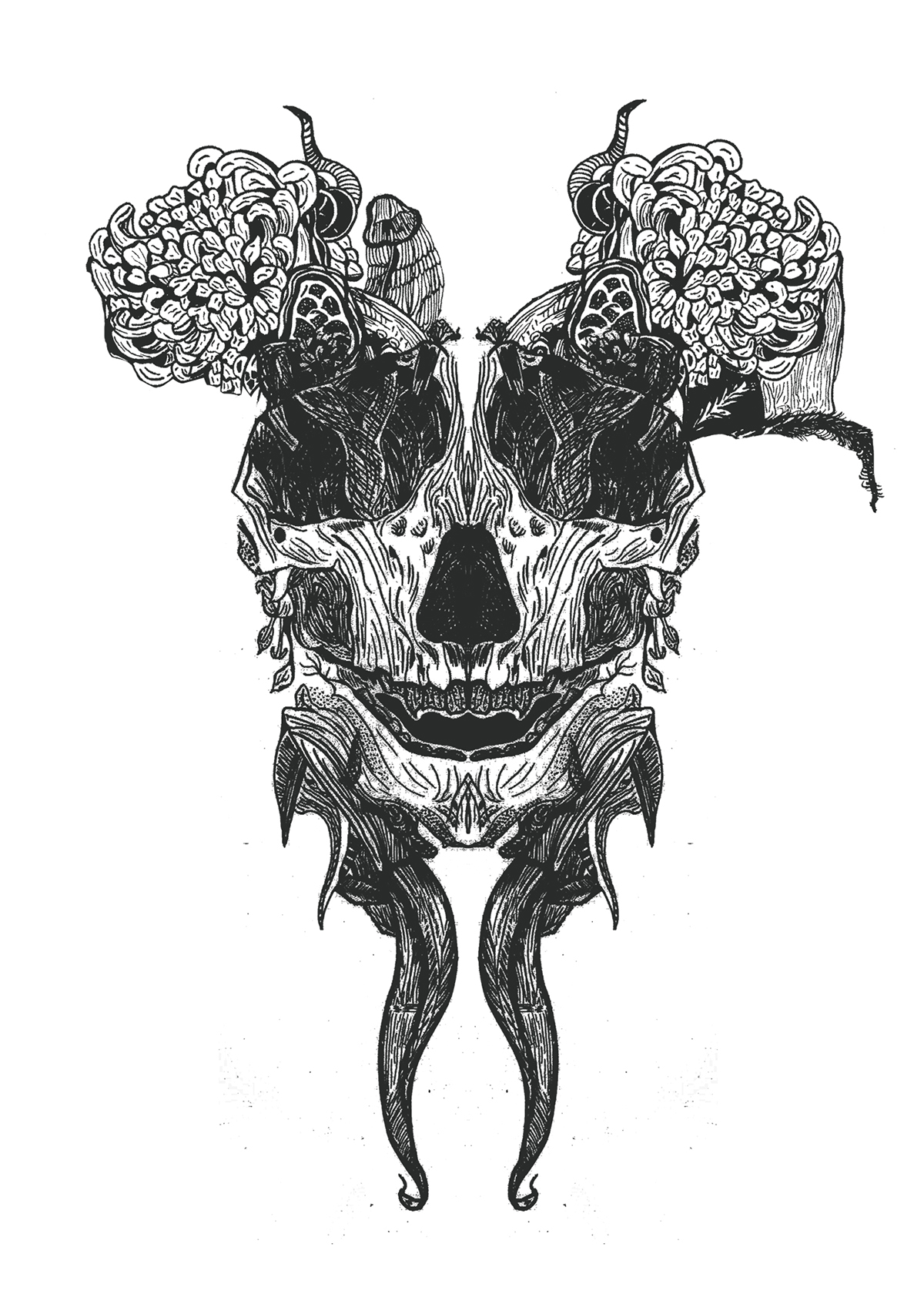 pattern skull