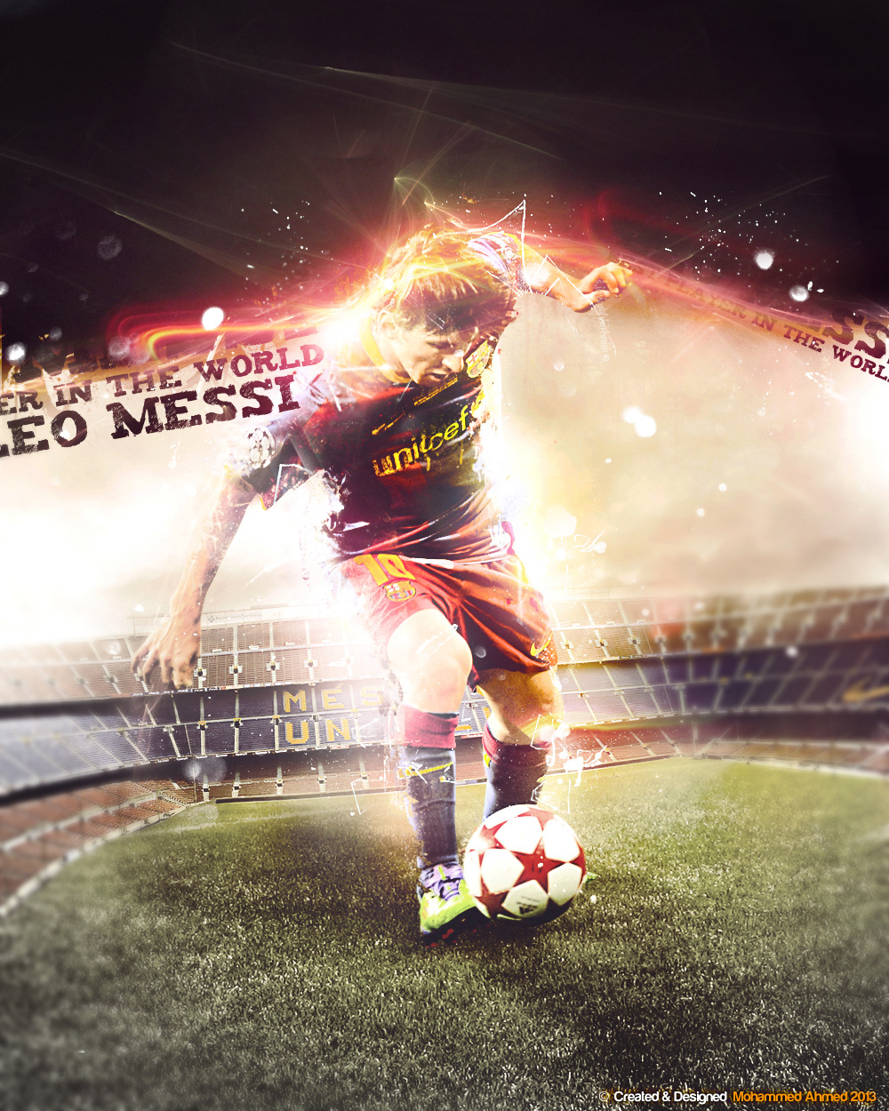 Leo Messi messi barcelona Real Madrid cristiano ronaldo Neymar xavi bale Pirlo football camp nou lional messi uefa
