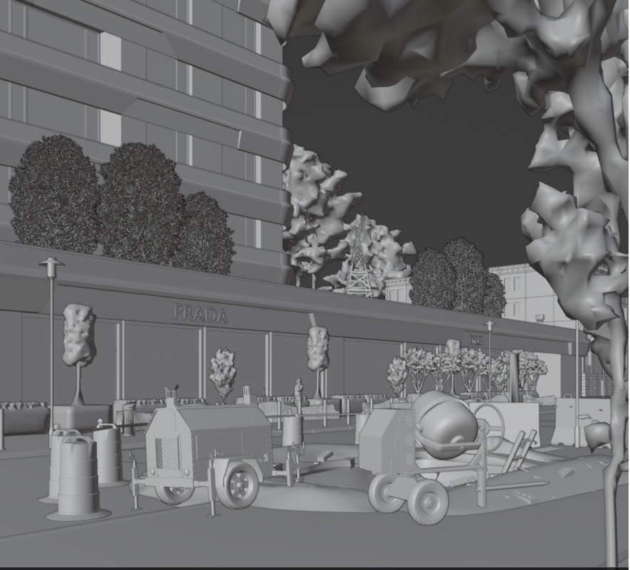 architecture Render visualization 3D modern exterior archviz CGI blender3d 3d modeling