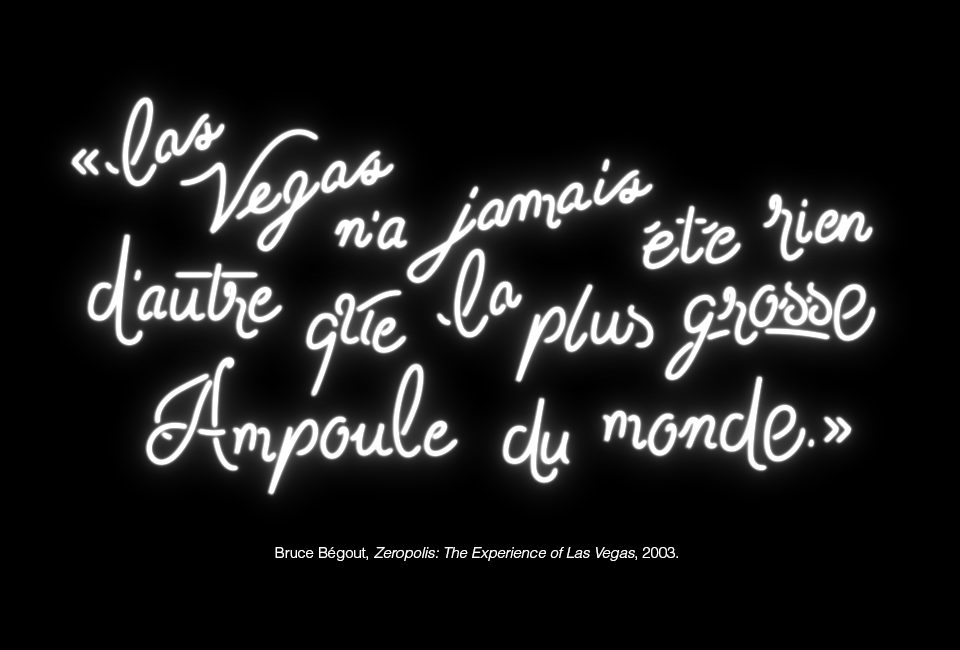 Mapping projection Las Vegas neon casino sign techno chaumont dsaa video