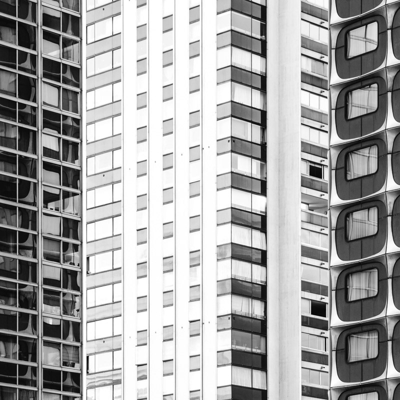 Paris  tower  black and White b&w Beaugrenelle High Contrast